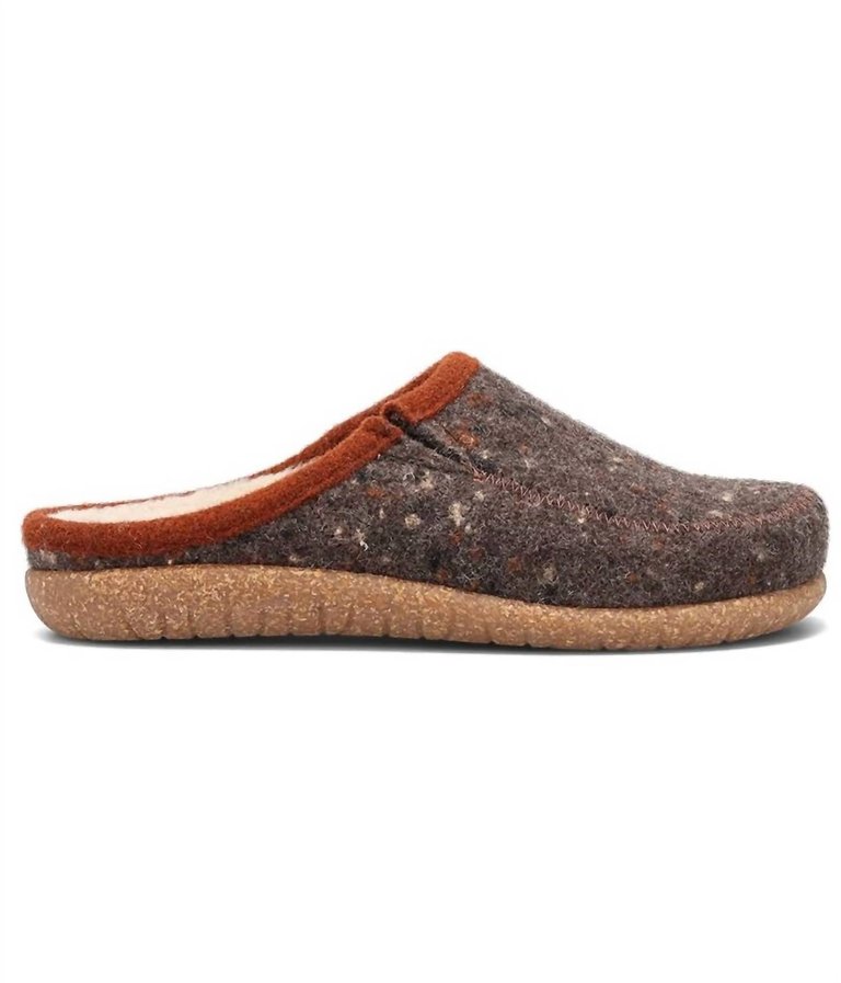 Women'S Wooltastic Slippers - Chocolate Speckled