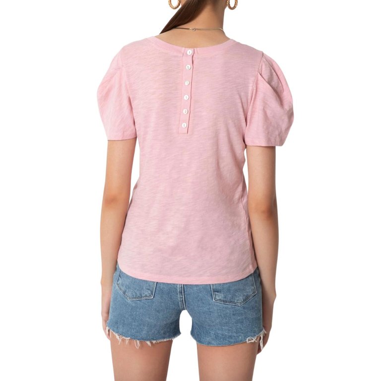 Circe Top In Pink Icing