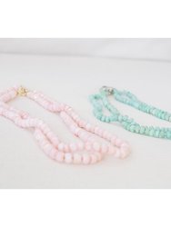 Amazonite Hand Knotted Candy Crush Necklace