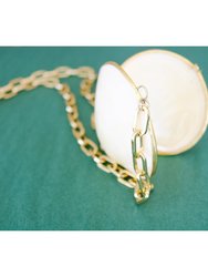 Pecten Shell Trinket Purse Necklace - Large