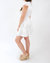 Angelic Tiered Mini Dress In White