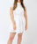 Angelic Tiered Mini Dress In White