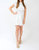 Angelic Tiered Mini Dress In White