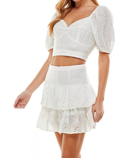 TCEC Eyelet Crop Top product