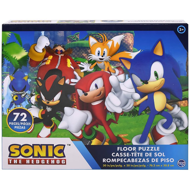 Sonic The Hedgehog Floor Puzzle - 72 Pieces