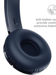 Bluetooth Headphones with Mic - Midnight Blue