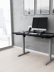 Adjustable Sit to Stand Desk, Black