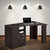 Classic Office Desk with Storage, Espresso