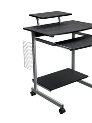 Compact Computer Cart With Storage