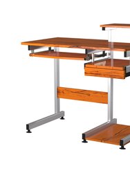 Complete Computer Workstation Desk, Woodgrain