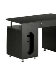 Complete Workstation Computer Desk With Storage, Espresso