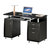 Complete Workstation Computer Desk With Storage, Espresso