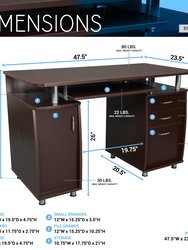 Complete Workstation Computer Desk With Storage