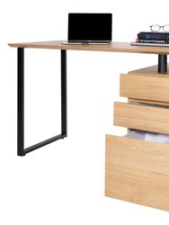 Computer Desk With Storage And File Cabinet