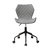 Deluxe Modern Office Armless Task Chair - Grey - Grey