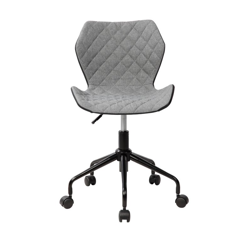 Deluxe Modern Office Armless Task Chair - Grey - Grey