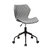 Deluxe Modern Office Armless Task Chair - Grey