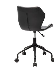 Deluxe Modern Office Armless Task Chair - Grey