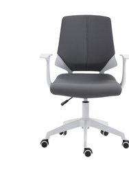 Height Adjustable Mid Back Office Chair, Grey