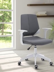 Height Adjustable Mid Back Office Chair, Grey