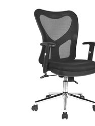 High Back Mesh Office Chair With Chrome Base