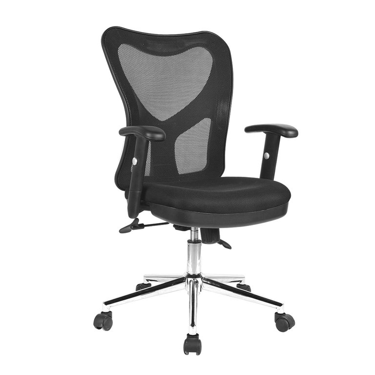 High Back Mesh Office Chair With Chrome Base