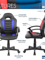 Kid's Gaming And Student Racer Chair With Wheels