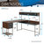 L-Shape Desk With Hutch And Storage