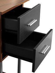 L-Shape Desk With Hutch And Storage