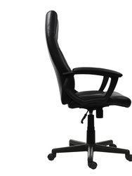 Medium Back Executive Office Chair, Black