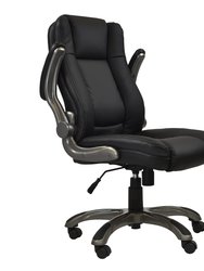 Medium Back Executive Office Chair With Flip-up Arms