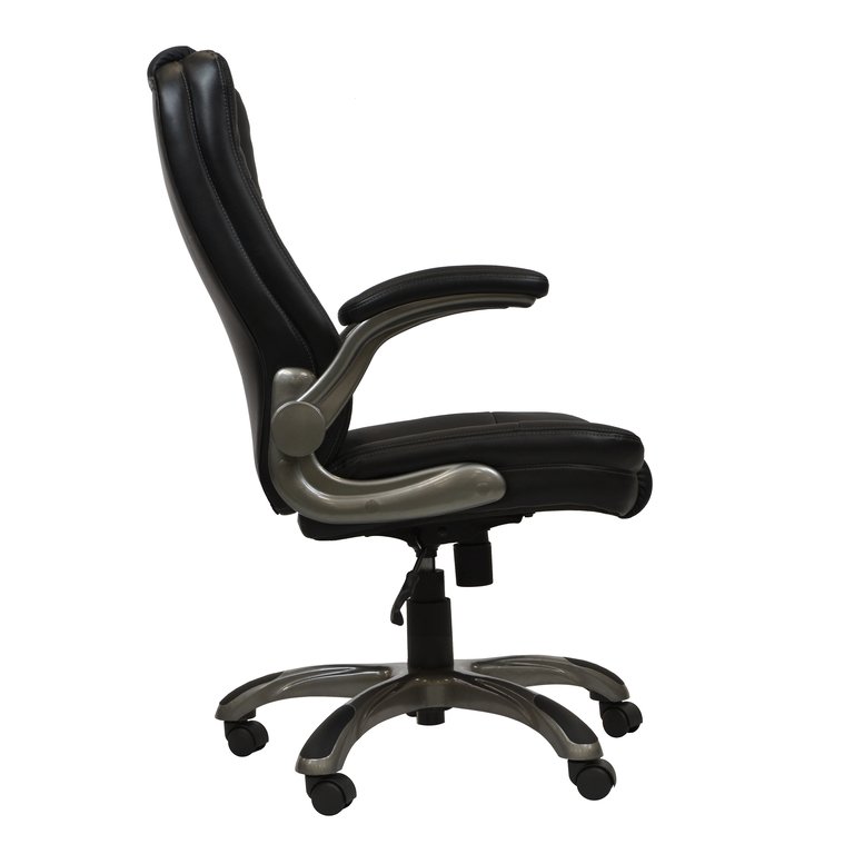 Medium Back Executive Office Chair With Flip-up Arms