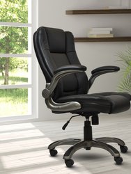 Medium Back Executive Office Chair With Flip-up Arms