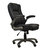 Medium Back Executive Office Chair With Flip-up Arms - Black