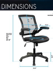 Mesh Task Office Chair with Flip-Up Arms