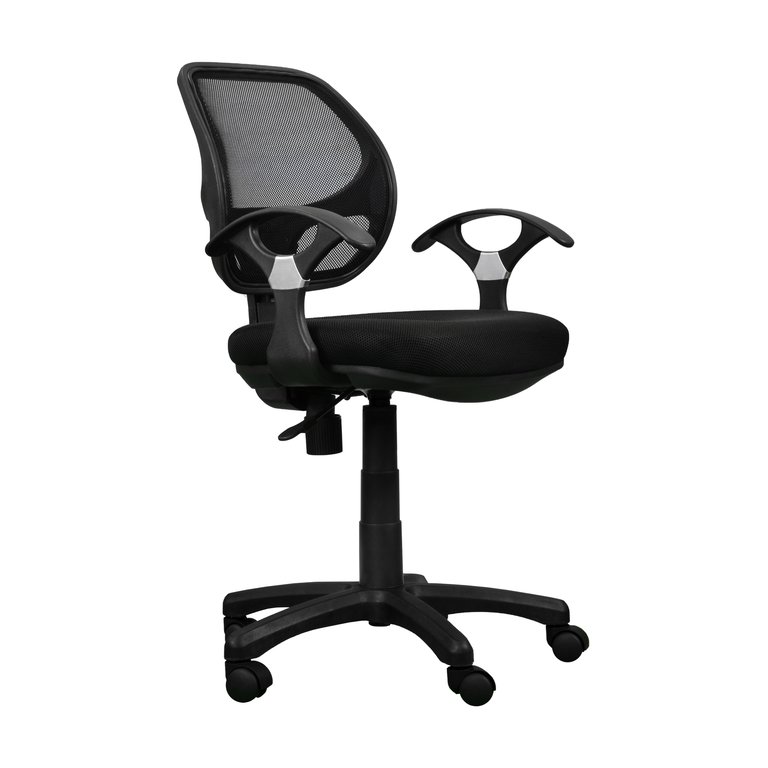 Midback Mesh Task Office Chair - Black