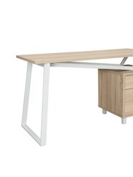 Modern Design Computer Desk with Storage - Sand