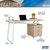 Modern Design Computer Desk with Storage - Sand