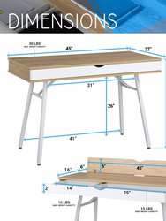 Modern Multi Storage Computer Desk with Storage