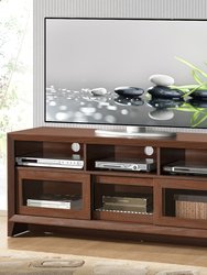 Modern TV Stand With Storage For TVs Up To 60" - Hickory - Hickory