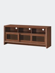 Modern TV Stand With Storage For TVs Up To 60" - Hickory