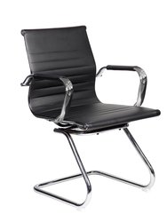 Modern Visitor Office Chair - Black