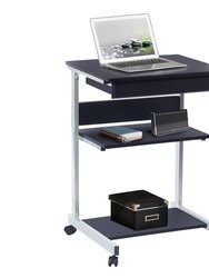 Rolling Laptop Cart With Storage