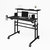 Rolling Writing Desk with Height Adjustable Desktop And Moveable Shelf