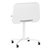 Sit To Stand Mobile Laptop Computer Stand With Height Adjustable And Tiltable Tabletop