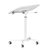 Sit To Stand Mobile Laptop Computer Stand With Height Adjustable And Tiltable Tabletop