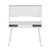Study Computer Desk With Storage And Magnetic Dry Erase White Board - White - White