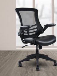 Stylish Mid-Back Mesh Office Chair With Adjustable Arms