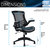 Stylish Mid-Back Mesh Office Chair With Adjustable Arms