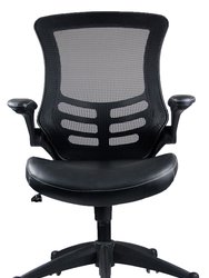 Stylish Mid-Back Mesh Office Chair With Adjustable Arms